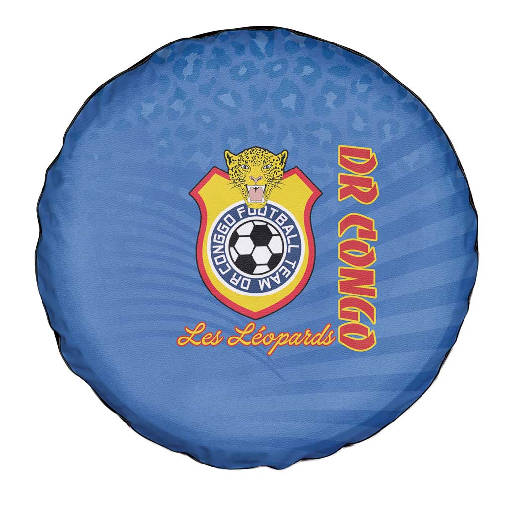 DR Congo Football Spare Tire Cover Come On Les Léopards - Wonder Print Shop
