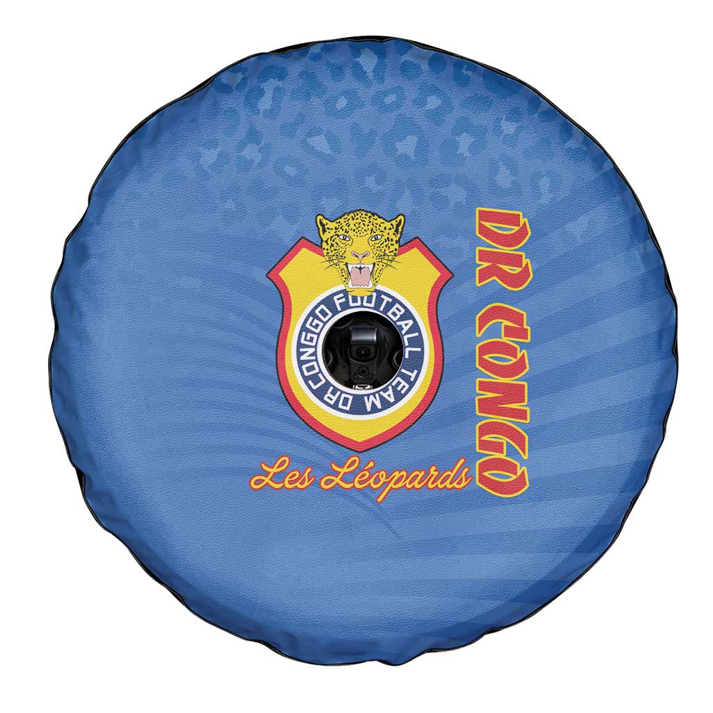 DR Congo Football Spare Tire Cover Come On Les Léopards - Wonder Print Shop