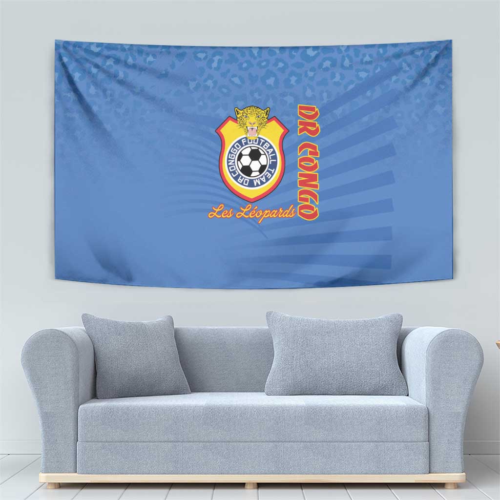 DR Congo Football Tapestry Come On Les Léopards - Wonder Print Shop