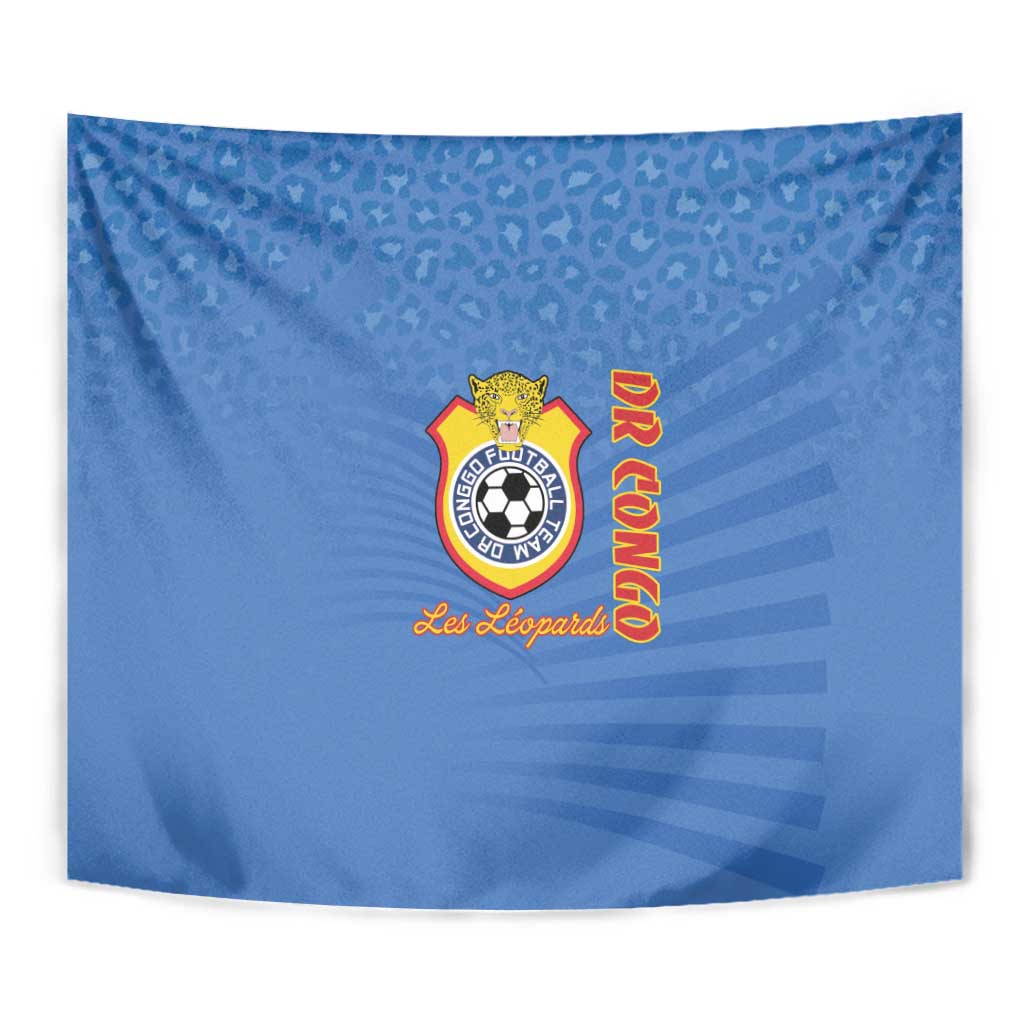DR Congo Football Tapestry Come On Les Léopards - Wonder Print Shop