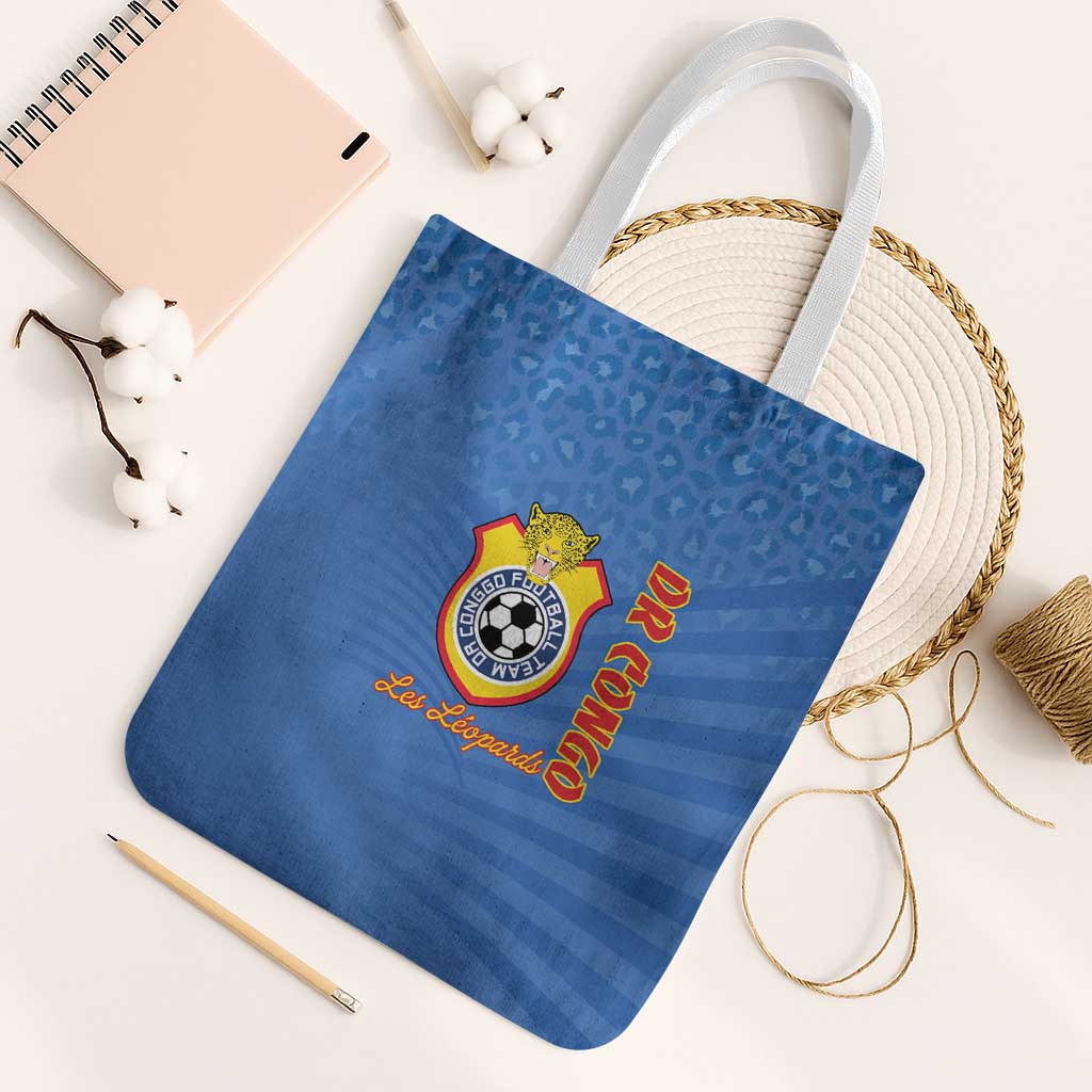 DR Congo Football Tote Bag Come On Les Léopards - Wonder Print Shop