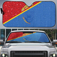 DR Congo Football Auto Sun Shade Allez Les Léopards - Wonder Print Shop