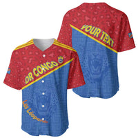Custom DR Congo Football Baseball Jersey Allez Les Léopards - Wonder Print Shop