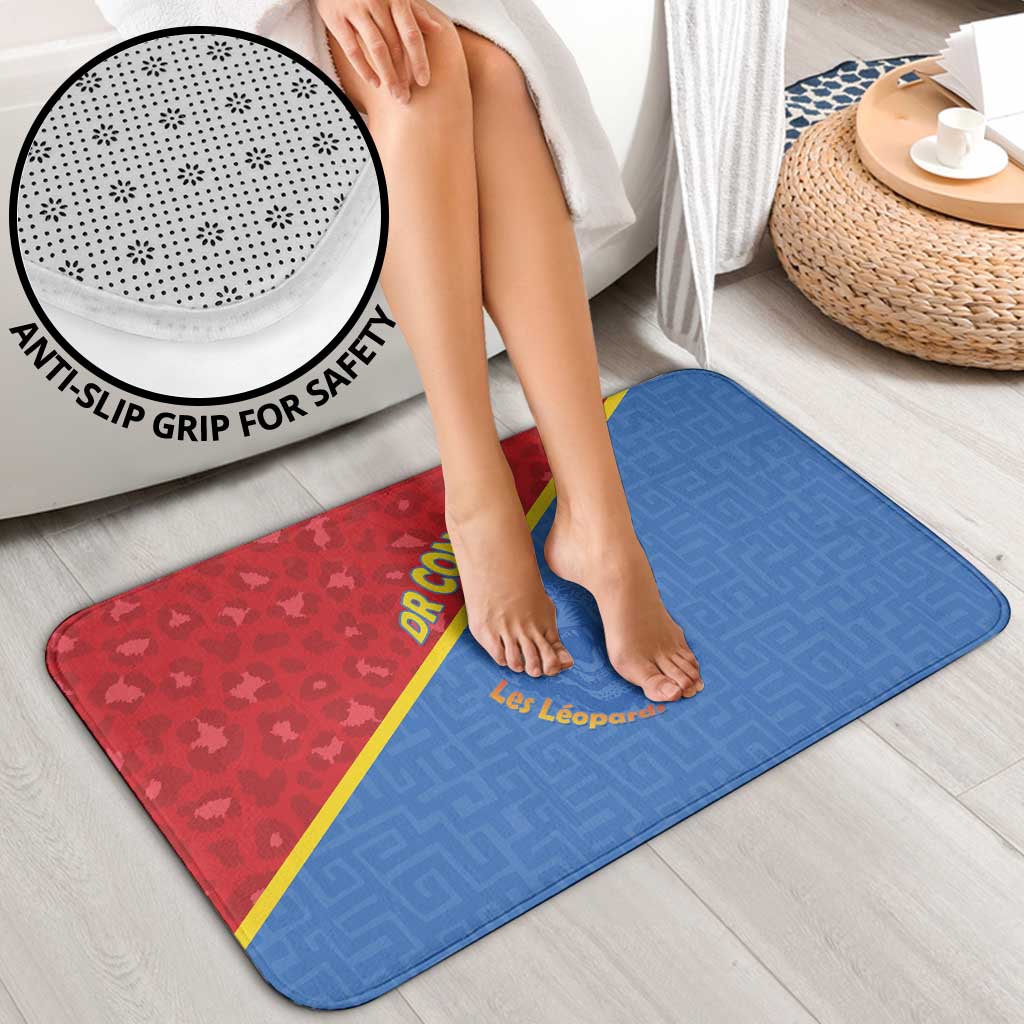 DR Congo Football Bathroom Set Allez Les Léopards - Wonder Print Shop