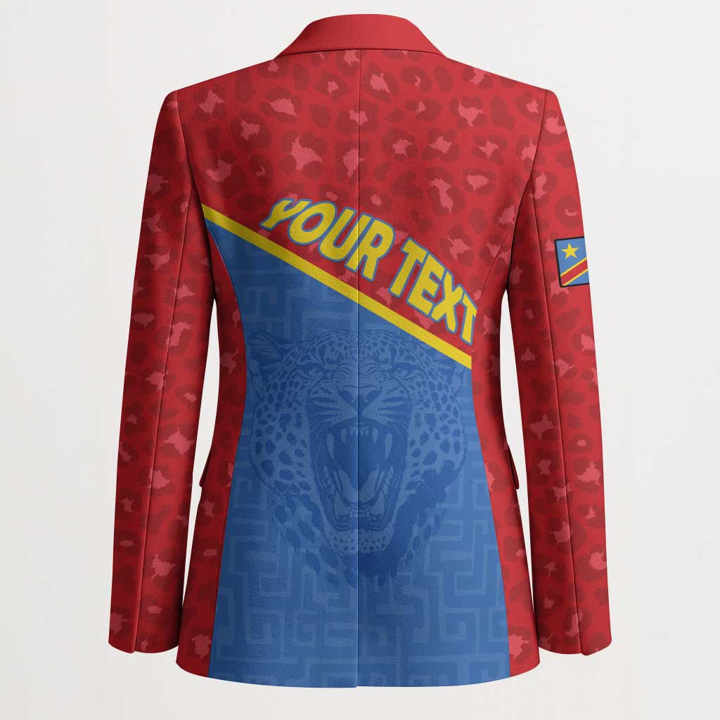 Custom DR Congo Football Blazer Allez Les Léopards - Wonder Print Shop