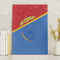 DR Congo Football Canvas Wall Art Allez Les Léopards - Wonder Print Shop