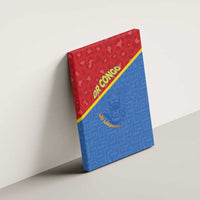 DR Congo Football Canvas Wall Art Allez Les Léopards - Wonder Print Shop