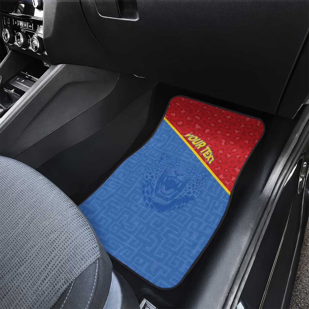 DR Congo Football Car Mats Allez Les Léopards - Wonder Print Shop