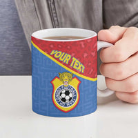 Custom DR Congo Football Ceramic Mug Allez Les Léopards - Wonder Print Shop