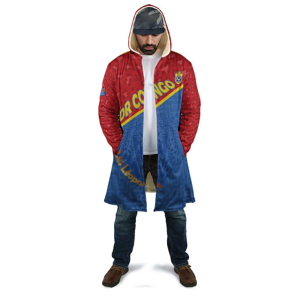 Custom DR Congo Football Cloak Allez Les Léopards - Wonder Print Shop