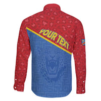 Custom DR Congo Football Family Matching Mermaid Dress and Hawaiian Shirt Allez Les Léopards - Wonder Print Shop