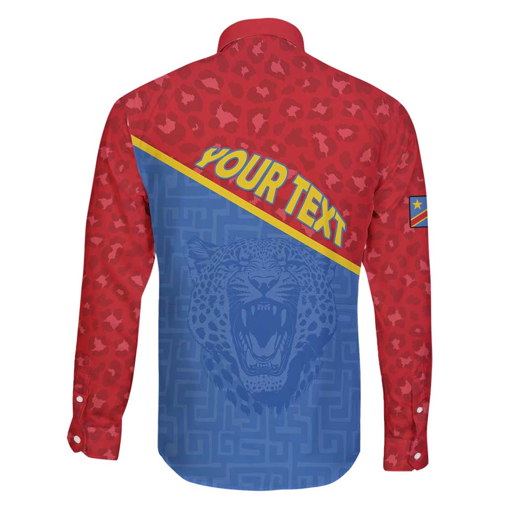 Custom DR Congo Football Family Matching Off Shoulder Short Dress and Hawaiian Shirt Allez Les Léopards - Wonder Print Shop