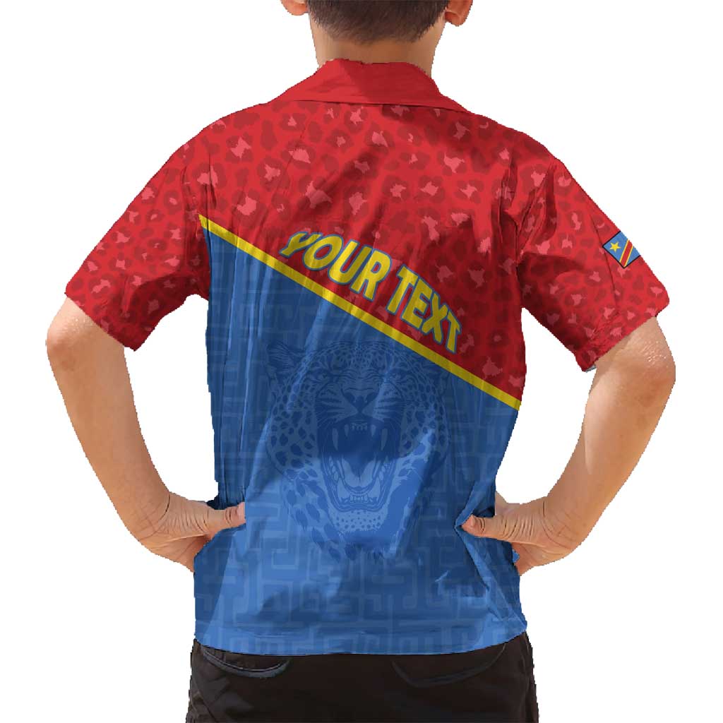 Custom DR Congo Football Family Matching Puletasi and Hawaiian Shirt Allez Les Léopards - Wonder Print Shop