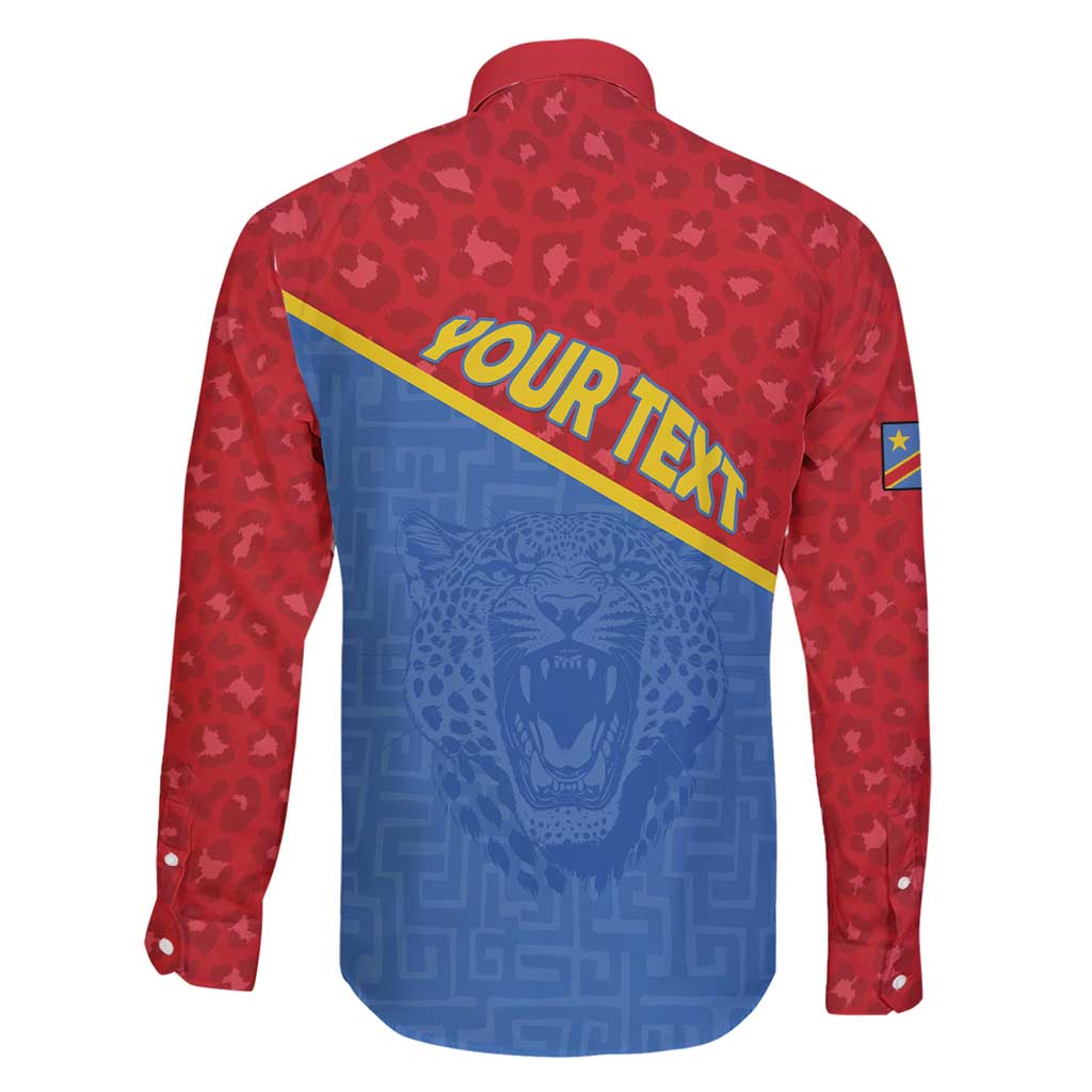 Custom DR Congo Football Family Matching Short Sleeve Bodycon Dress and Hawaiian Shirt Allez Les Léopards - Wonder Print Shop