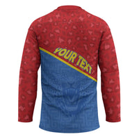 Custom DR Congo Football Hockey Jersey Allez Les Léopards - Wonder Print Shop