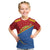 Custom DR Congo Football Kid T Shirt Allez Les Léopards - Wonder Print Shop
