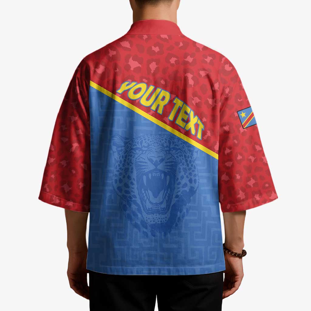 Custom DR Congo Football Kimono Allez Les Léopards - Wonder Print Shop