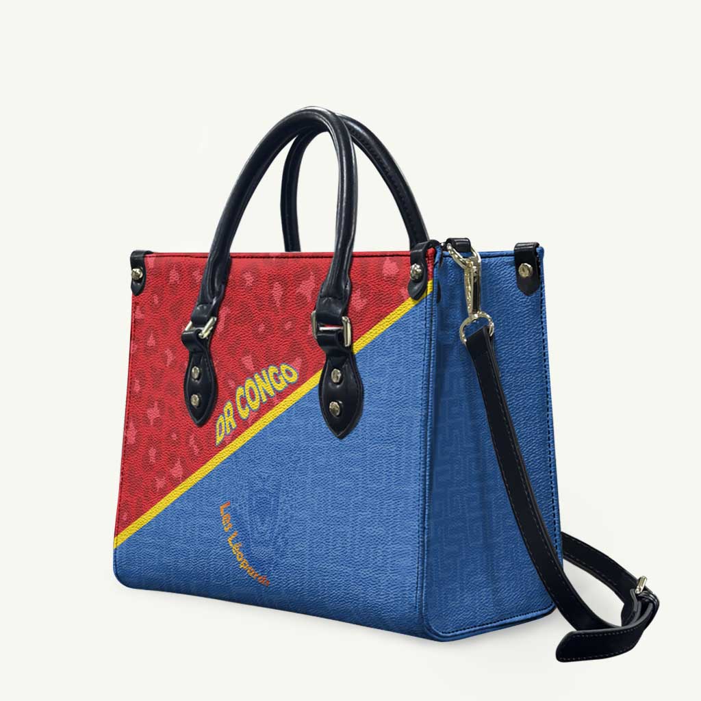 DR Congo Football Leather Bag Allez Les Léopards - Wonder Print Shop