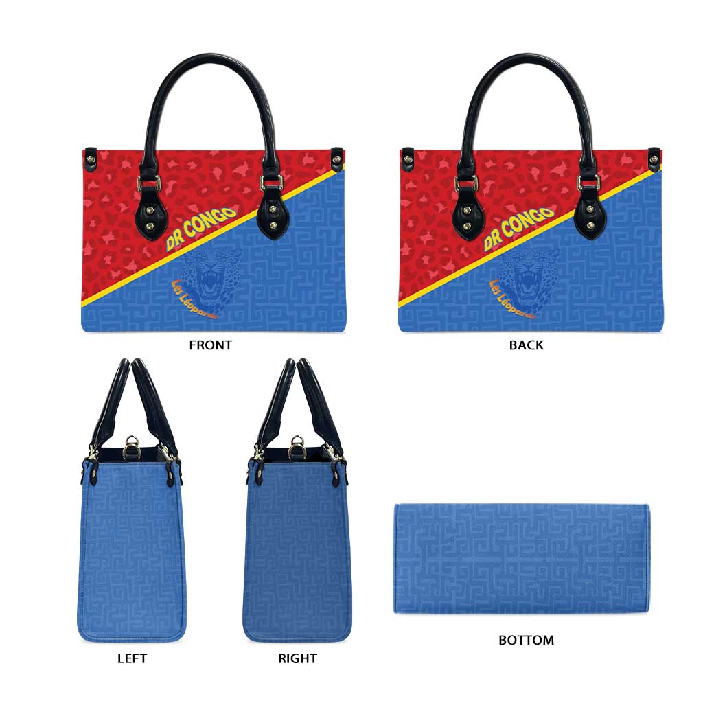 DR Congo Football Leather Bag Allez Les Léopards - Wonder Print Shop