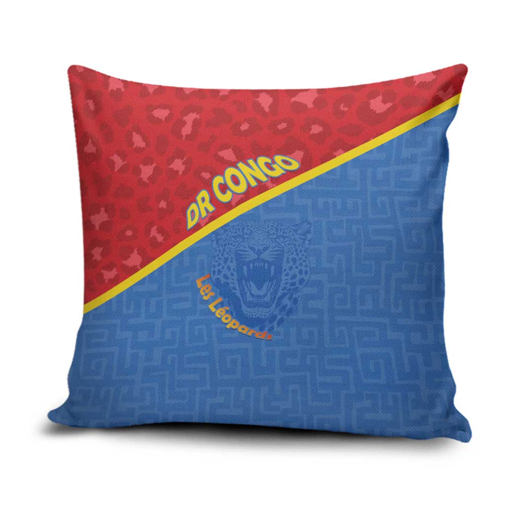 DR Congo Football Pillow Cover Allez Les Léopards - Wonder Print Shop