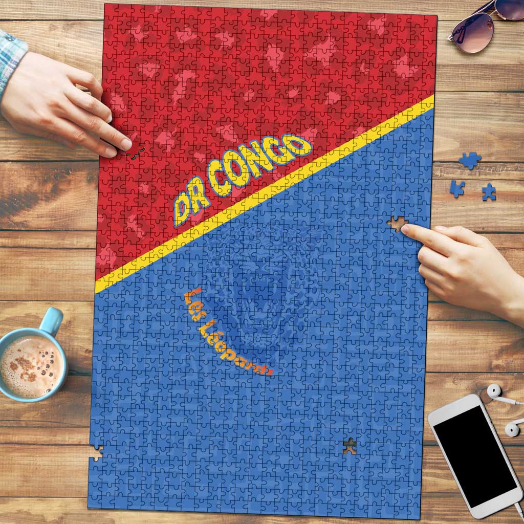 DR Congo Football Puzzle Allez Les Léopards - Wonder Print Shop