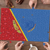 DR Congo Football Puzzle Allez Les Léopards - Wonder Print Shop