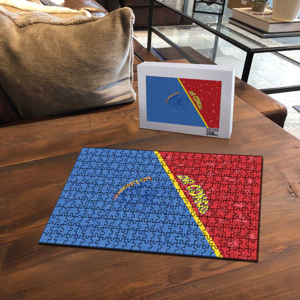 DR Congo Football Puzzle Allez Les Léopards - Wonder Print Shop