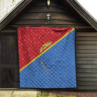 DR Congo Football Quilt Allez Les Léopards - Wonder Print Shop