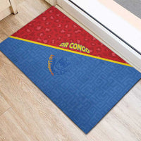DR Congo Football Rubber Doormat Allez Les Léopards - Wonder Print Shop