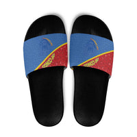 DR Congo Football Slide Sandals Allez Les Léopards - Wonder Print Shop