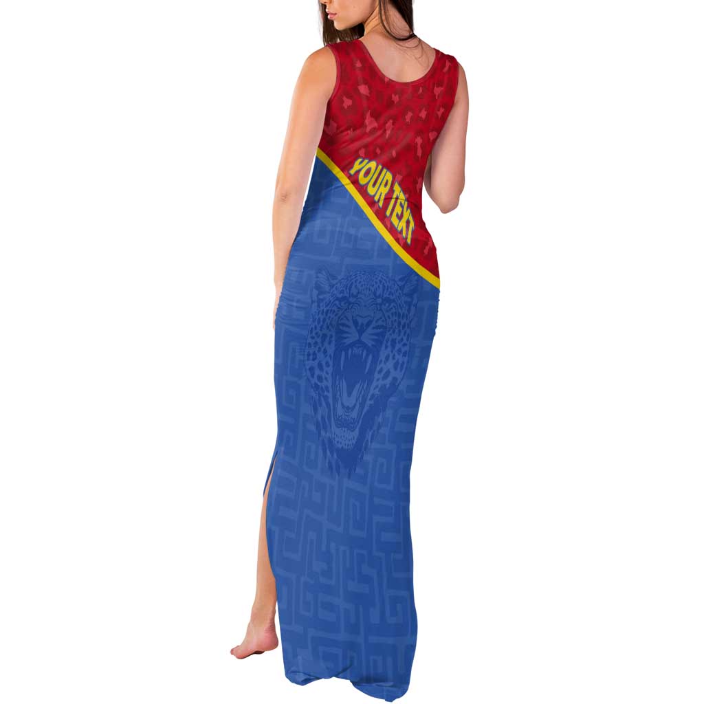 Custom DR Congo Football Tank Maxi Dress Allez Les Léopards - Wonder Print Shop
