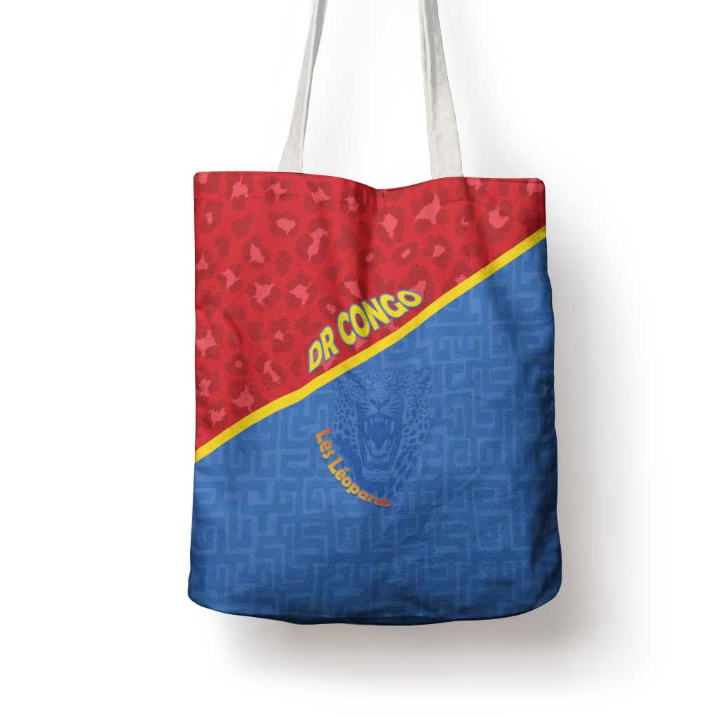 DR Congo Football Tote Bag Allez Les Léopards - Wonder Print Shop