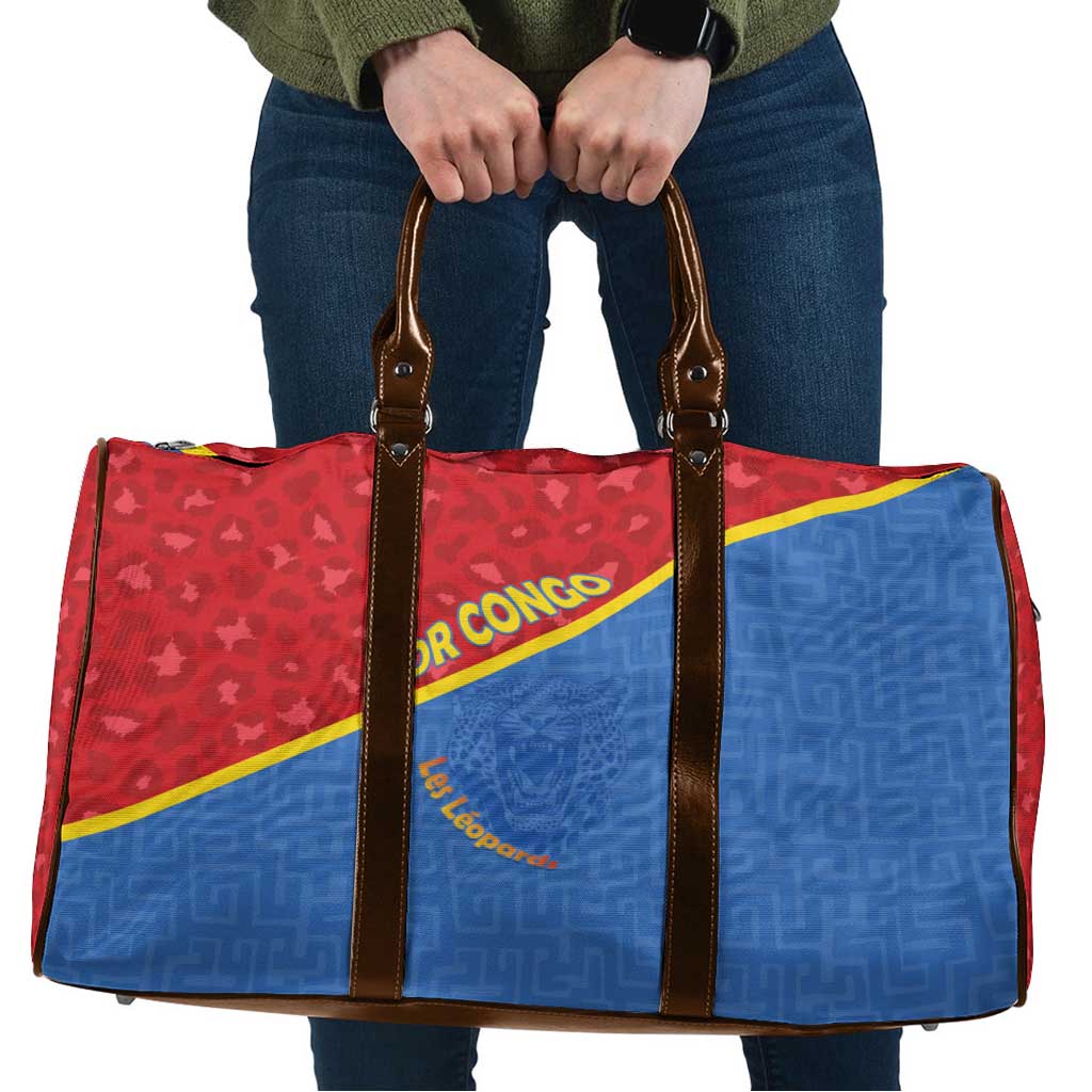 DR Congo Football Travel Bag Allez Les Léopards - Wonder Print Shop