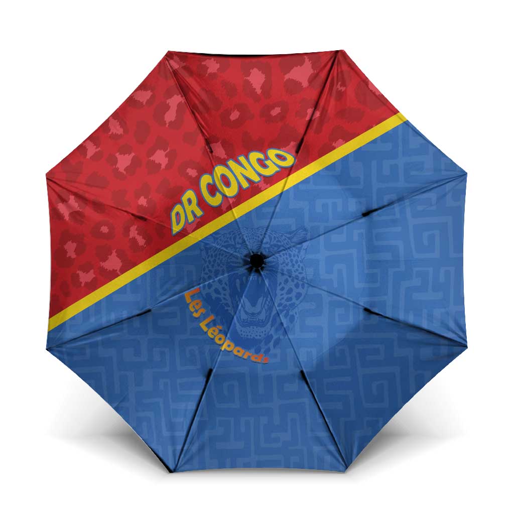 DR Congo Football Umbrella Allez Les Léopards - Wonder Print Shop