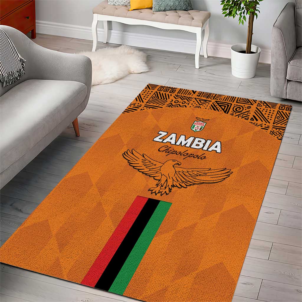 Zambia Football Area Rug Go Chipolopolo Go - Wonder Print Shop
