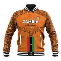 Custom Zambia Football Baseball Jacket Go Chipolopolo Go - Wonder Print Shop