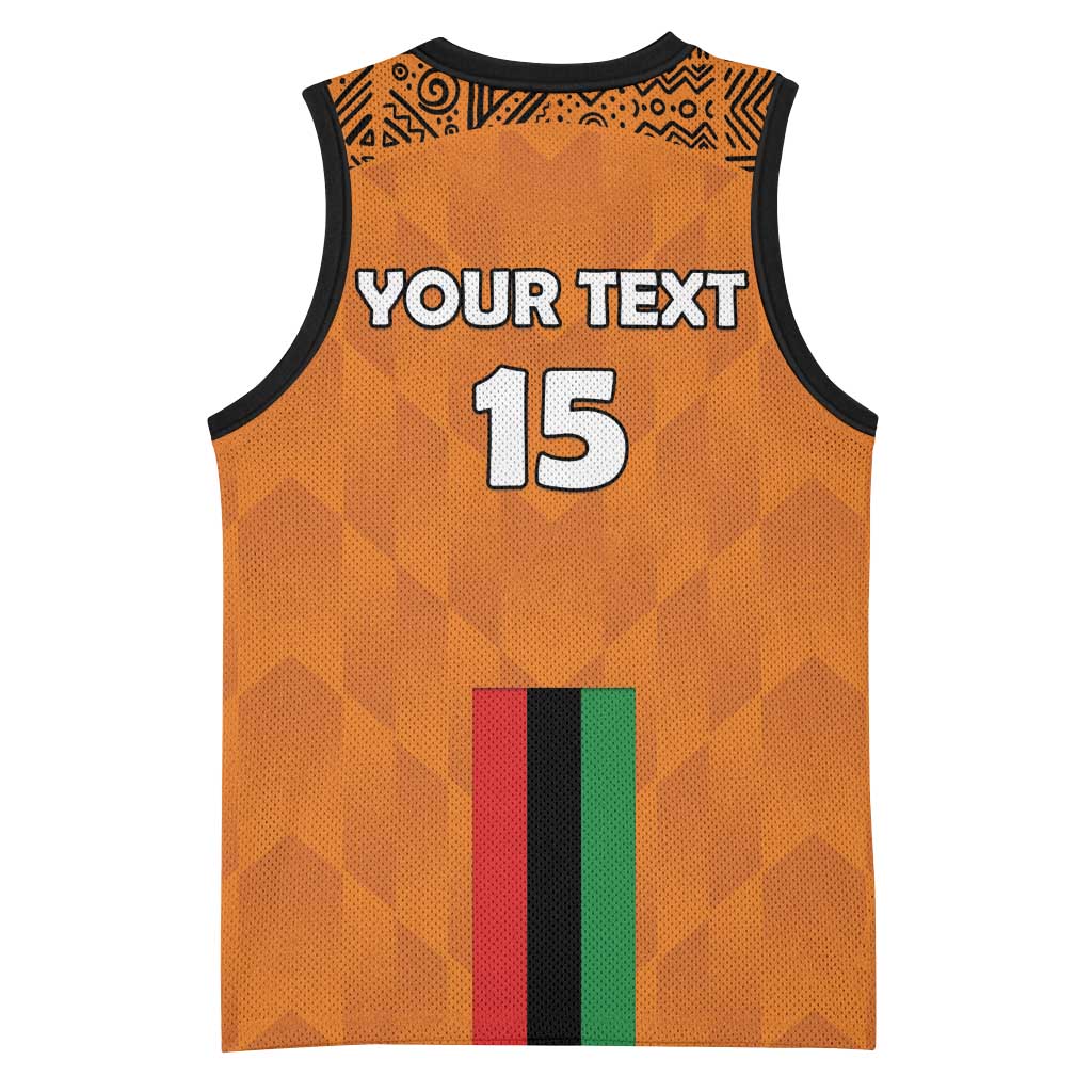 Custom Zambia Football Basketball Jersey Go Chipolopolo Go - Wonder Print Shop