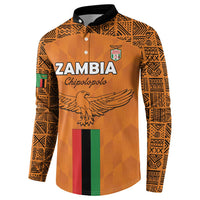 Custom Zambia Football Button Sweatshirt Go Chipolopolo Go - Wonder Print Shop