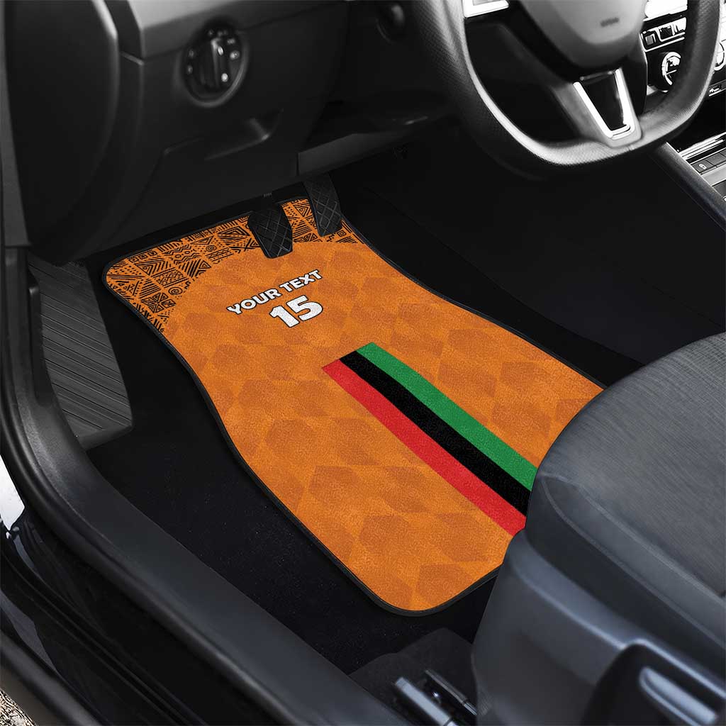 Zambia Football Car Mats Go Chipolopolo Go - Wonder Print Shop