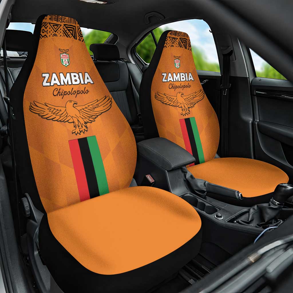 Zambia Football Car Seat Cover Go Chipolopolo Go - Wonder Print Shop