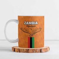 Custom Zambia Football Ceramic Mug Go Chipolopolo Go - Wonder Print Shop