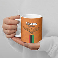 Custom Zambia Football Ceramic Mug Go Chipolopolo Go - Wonder Print Shop