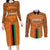 Custom Zambia Football Couples Matching Long Sleeve Bodycon Dress and Long Sleeve Button Shirt Go Chipolopolo Go - Wonder Print Shop