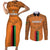 Custom Zambia Football Couples Matching Short Sleeve Bodycon Dress and Long Sleeve Button Shirt Go Chipolopolo Go - Wonder Print Shop