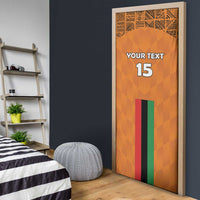 Zambia Football Door Cover Go Chipolopolo Go - Wonder Print Shop