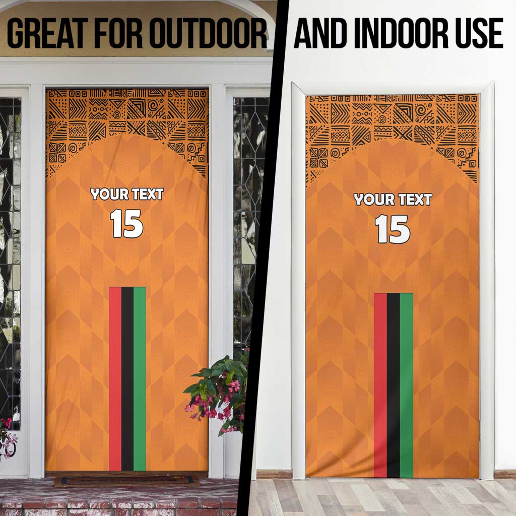 Zambia Football Door Cover Go Chipolopolo Go - Wonder Print Shop