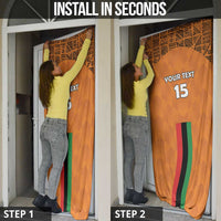 Zambia Football Door Cover Go Chipolopolo Go - Wonder Print Shop