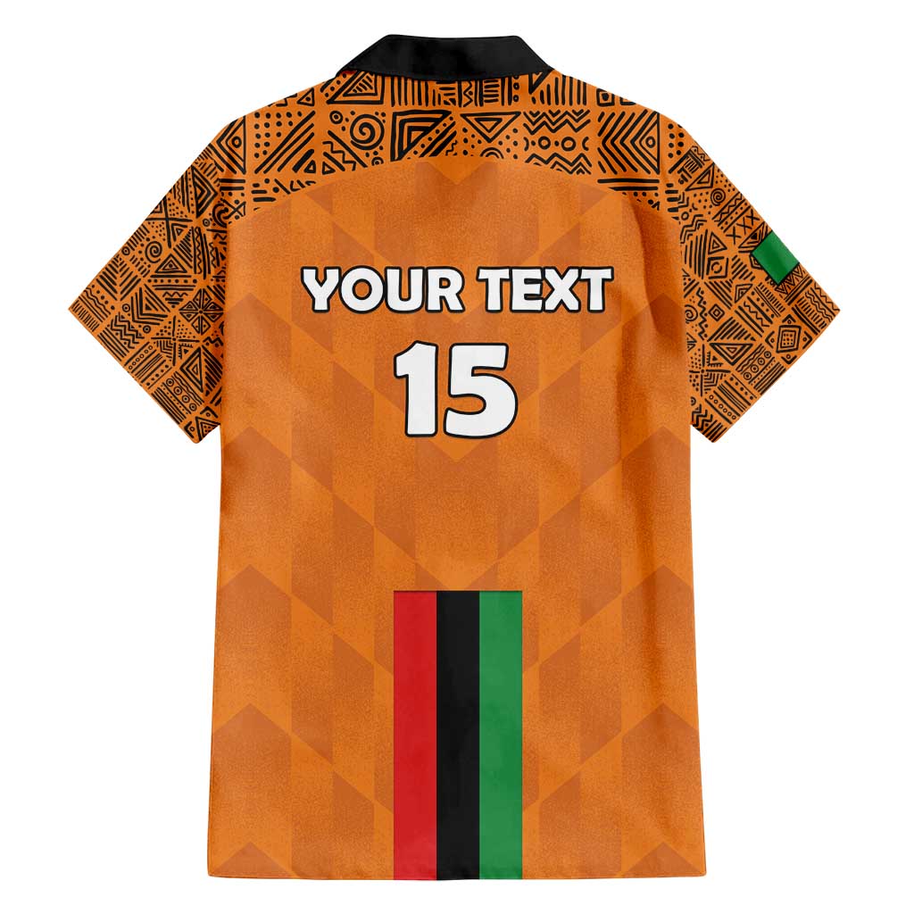 Custom Zambia Football Family Matching Long Sleeve Bodycon Dress and Hawaiian Shirt Go Chipolopolo Go - Wonder Print Shop