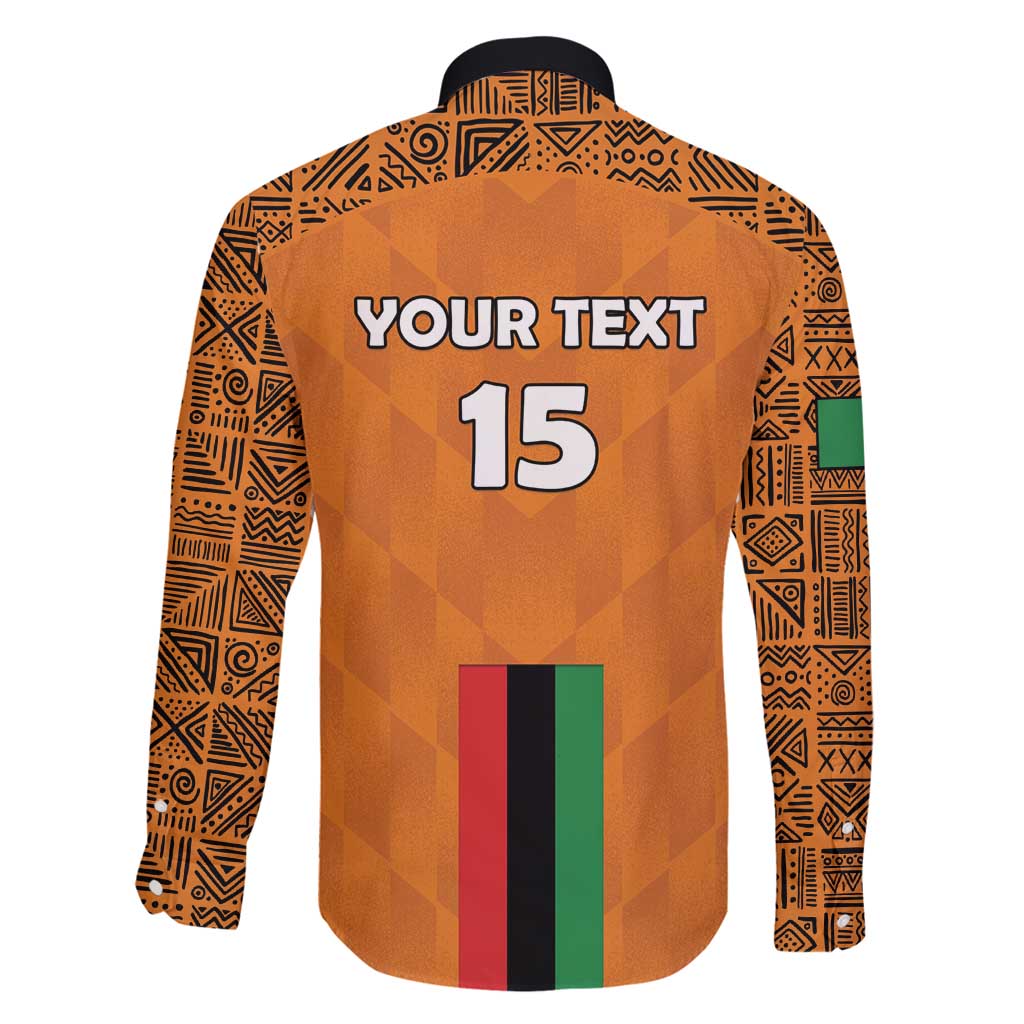 Custom Zambia Football Family Matching Long Sleeve Bodycon Dress and Hawaiian Shirt Go Chipolopolo Go - Wonder Print Shop