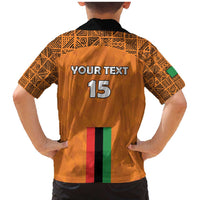 Custom Zambia Football Family Matching Mermaid Dress and Hawaiian Shirt Go Chipolopolo Go - Wonder Print Shop